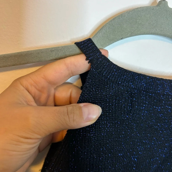 Mango Metallic Knit Halter Top - Picture 5 of 5